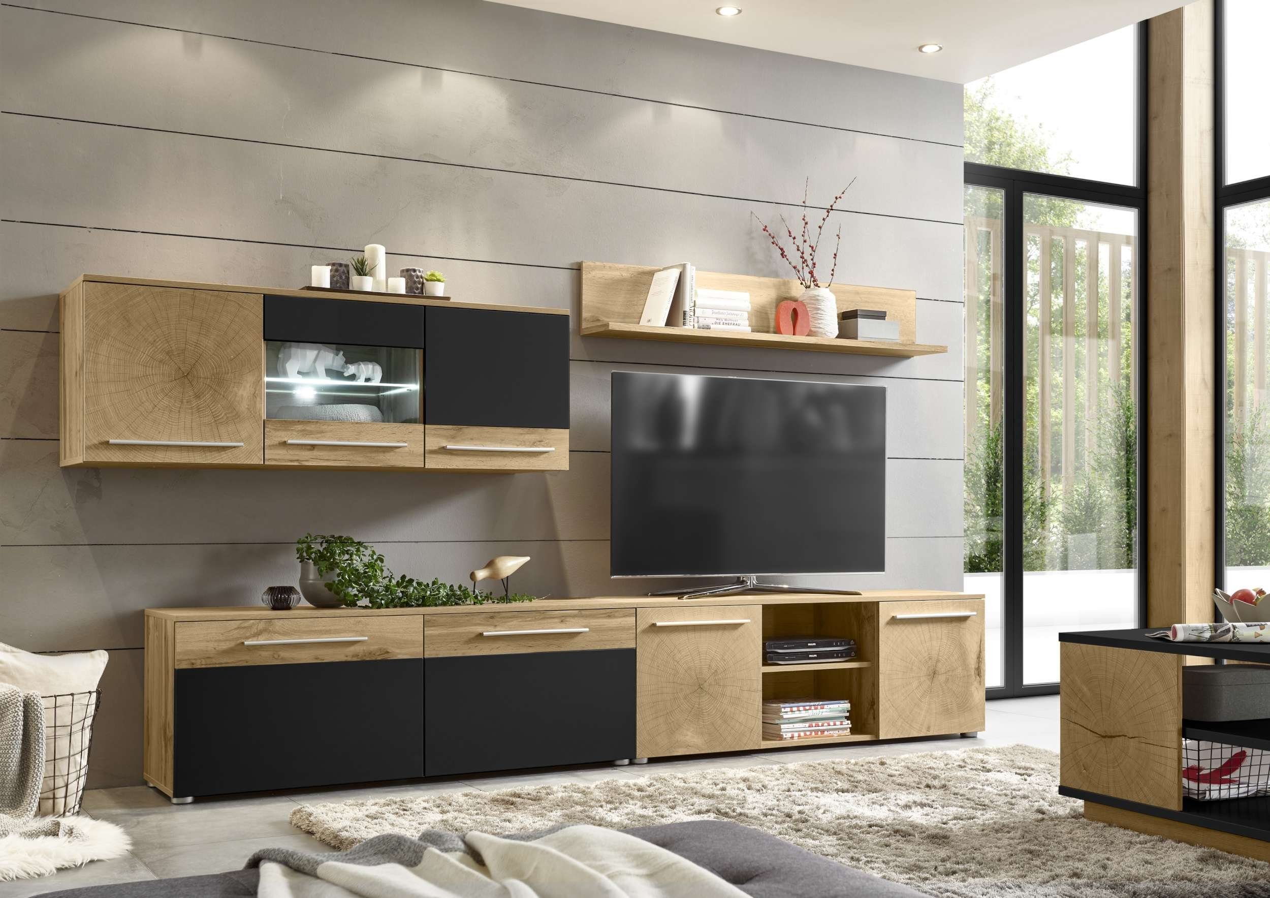 Stylefy Wohnwand Lorano
