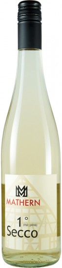 Mathern 1° Secco halbtrocken - Weingut Mathern