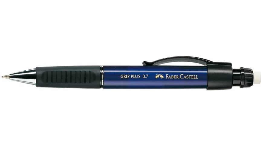 FABER-CASTELL Druckbleistift Grip Plus 0,7 mm metallic blau
