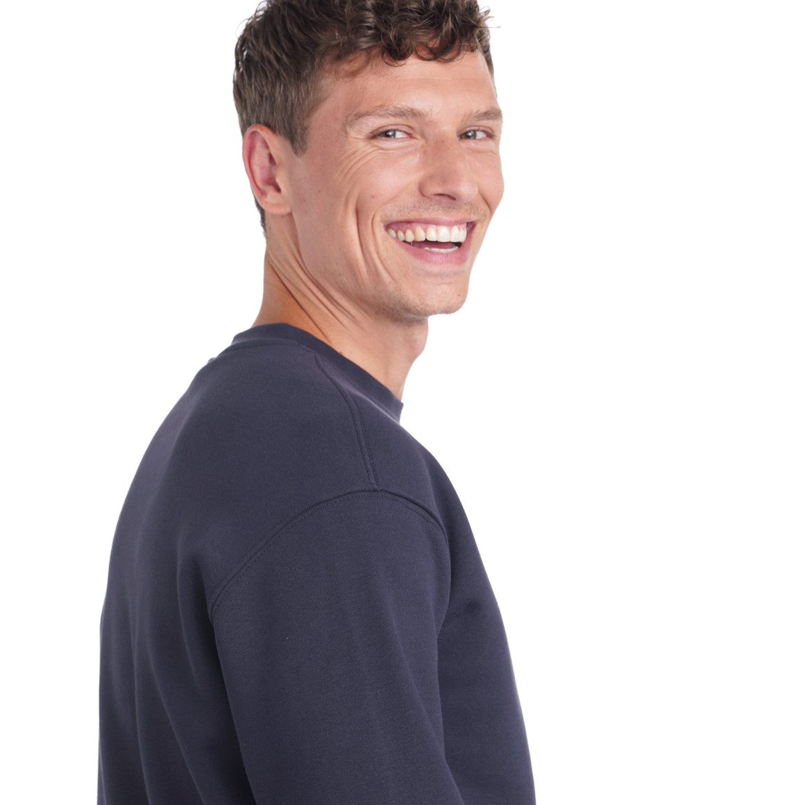 Herren Sweatshirt mit Rundhalsausschnitt