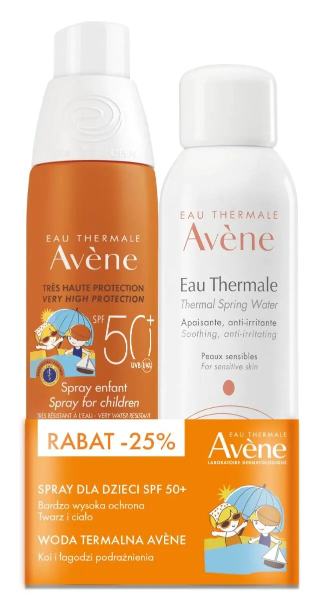 Avène Sun Set (Παιδικό Σπρέι SPF 50+ + Eta)