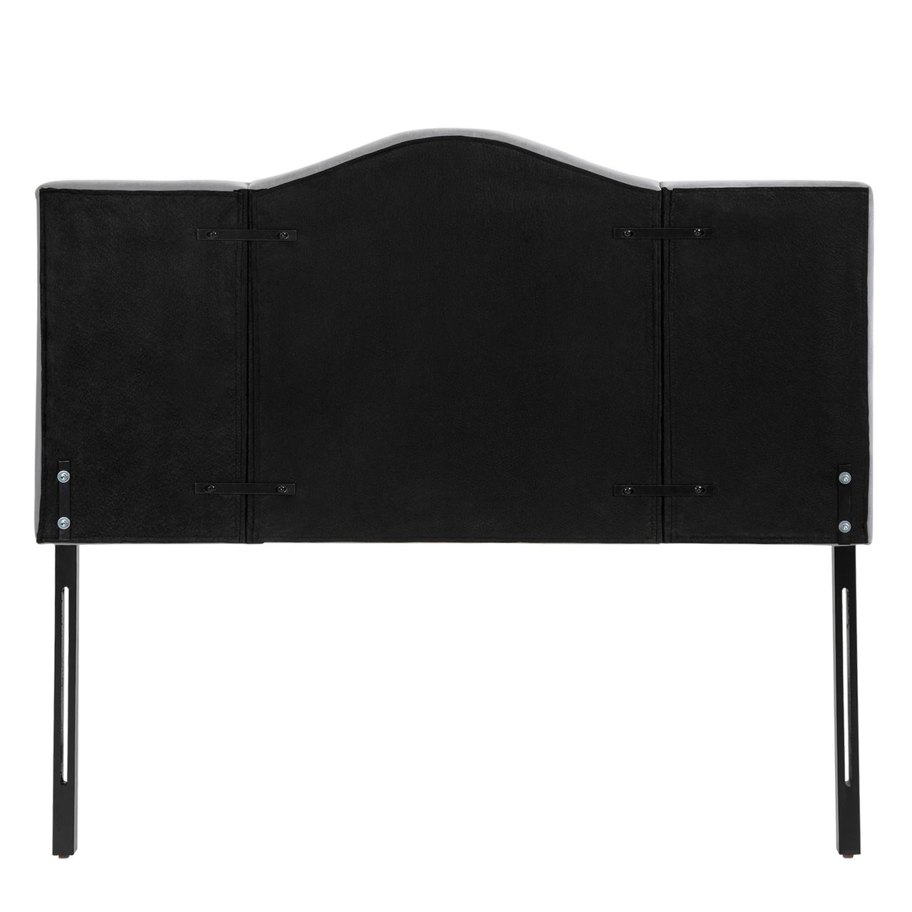 HOMCOM Kopfteil für Bett gepolstert in grau Pappel Polyester 185 x 8 x 134 cm