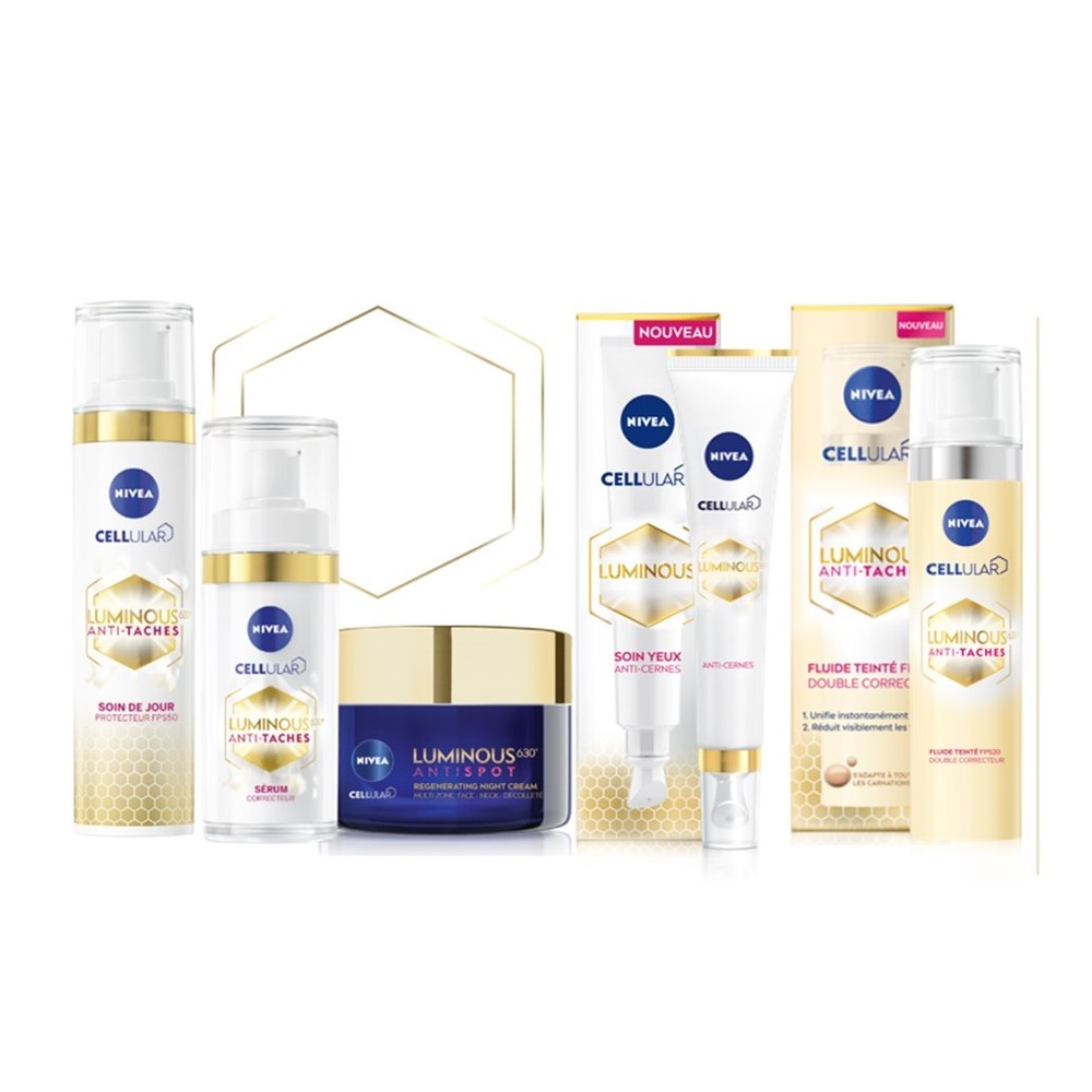 nivea CELLULAR LUMINOUS 630 - Fluide teinté Jour Anti-tâches FPS20 Fluide visage anti-tâches brunes