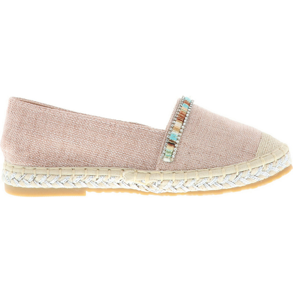 Kinder Mädchen Espadrilles Slipper rosa/pink