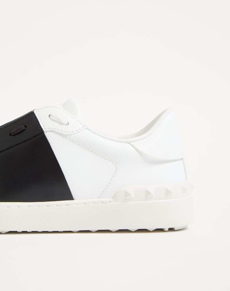 Baskets ouvertes en cuir de veau