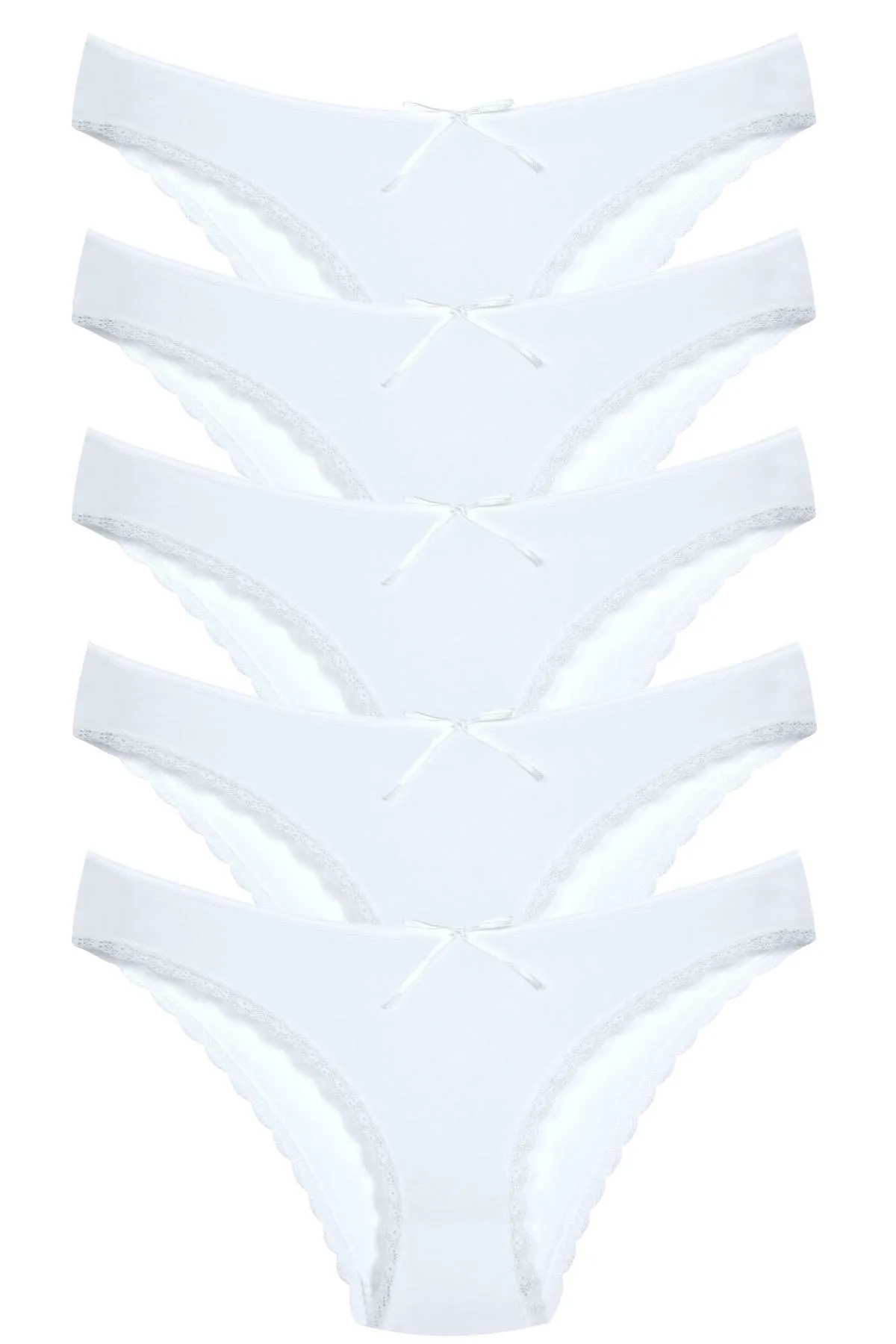 Newlilla  1101 Bikini Damen T. Spitzenhöschen Paket V15