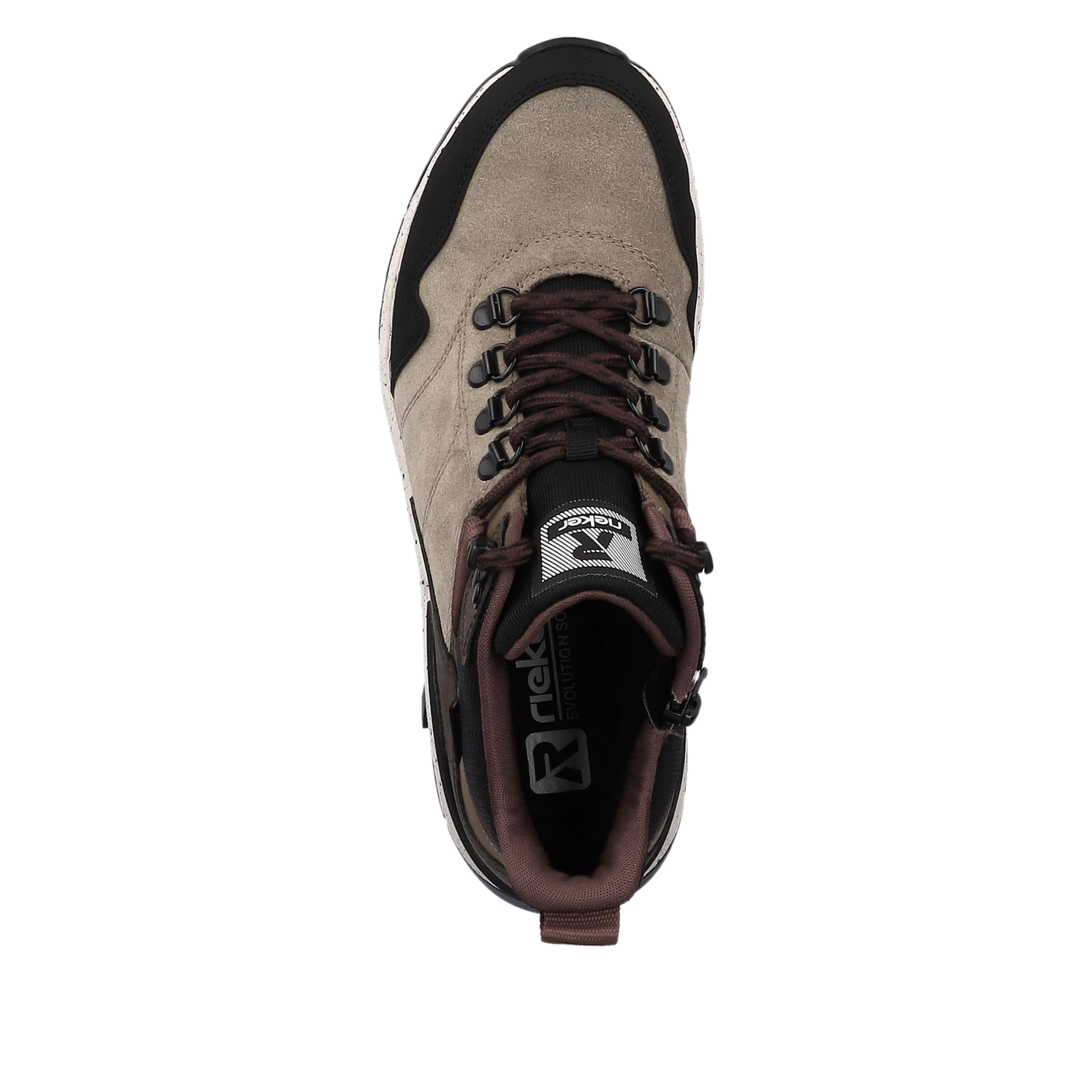 Rieker Damen Sneaker High chocolate brown