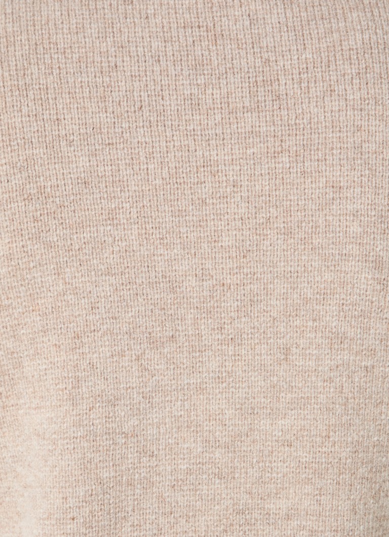 Cardigã Les Deux em lã merino de malha fina com bolsos no peito.