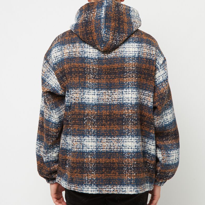 Pleasures Machinist Poncho Hoodie brown/blue