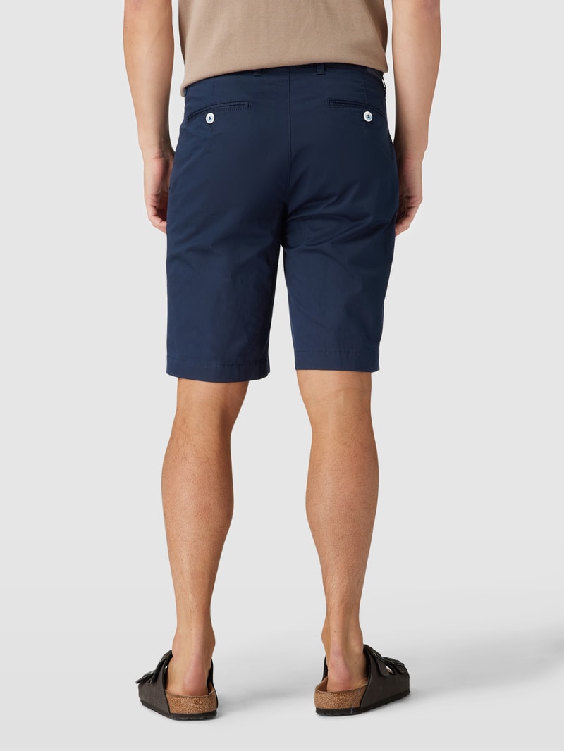 Bermudas mit französischen Eingrifftaschen Modell 'BOZEN' in marineblau