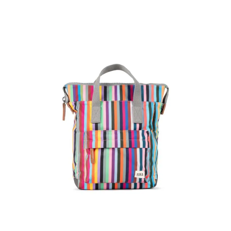 Roka London Rucksack Bantry B Small - Multi Stripe