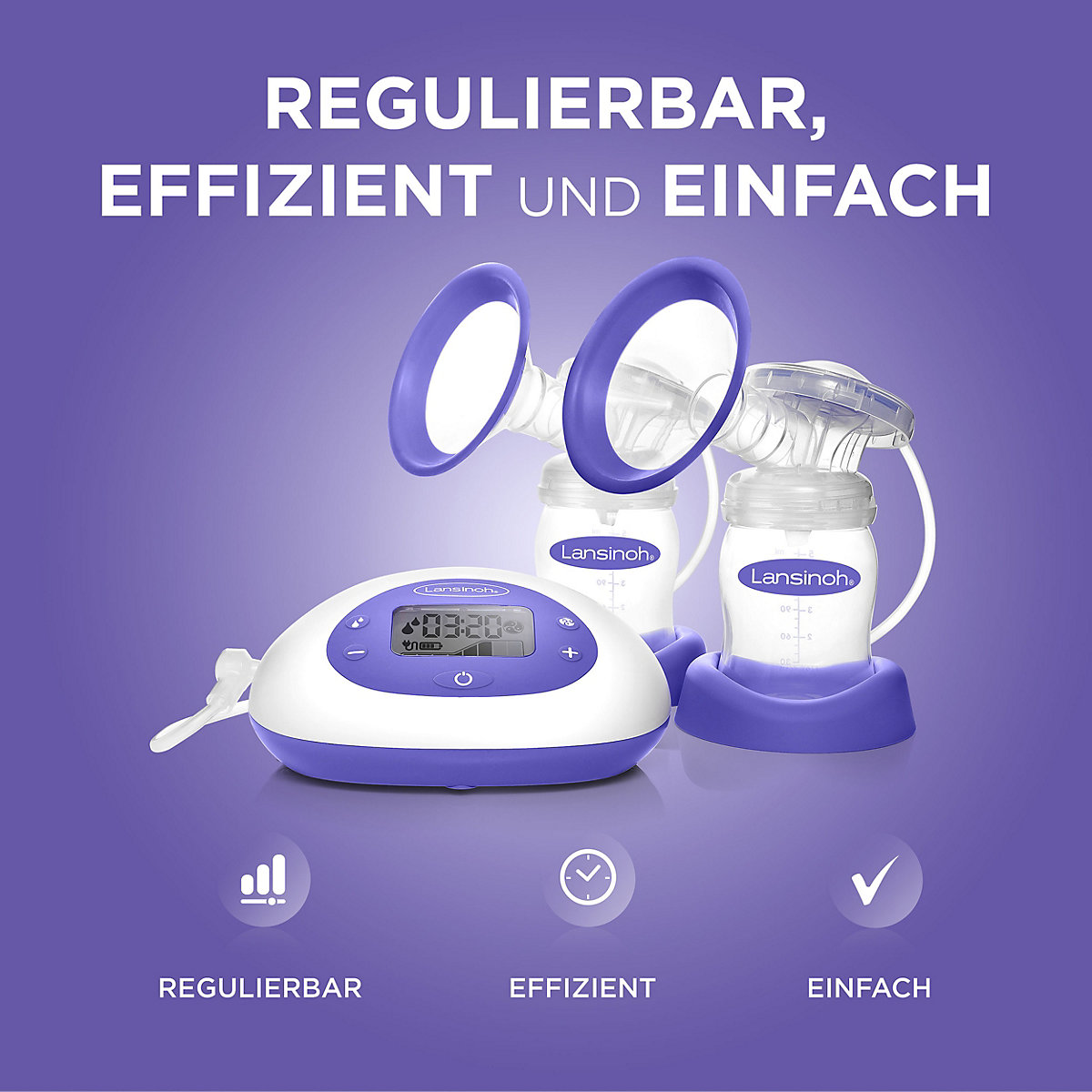 2in1 Elektrische Milchpumpe