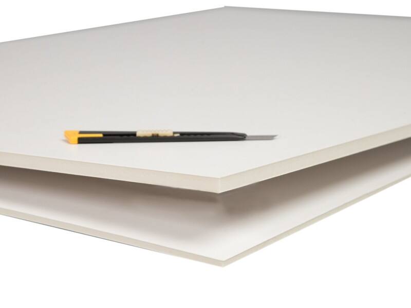 Tutorcraft Schaumstoffplatte Weiß Unbeschichtet 700 x 1000 mm 25 Blatt