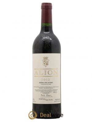 Ribera Del Duero DO Vega Sicilia Alion Famille Alvarez  2012 - Lot de 1 Bouteille
