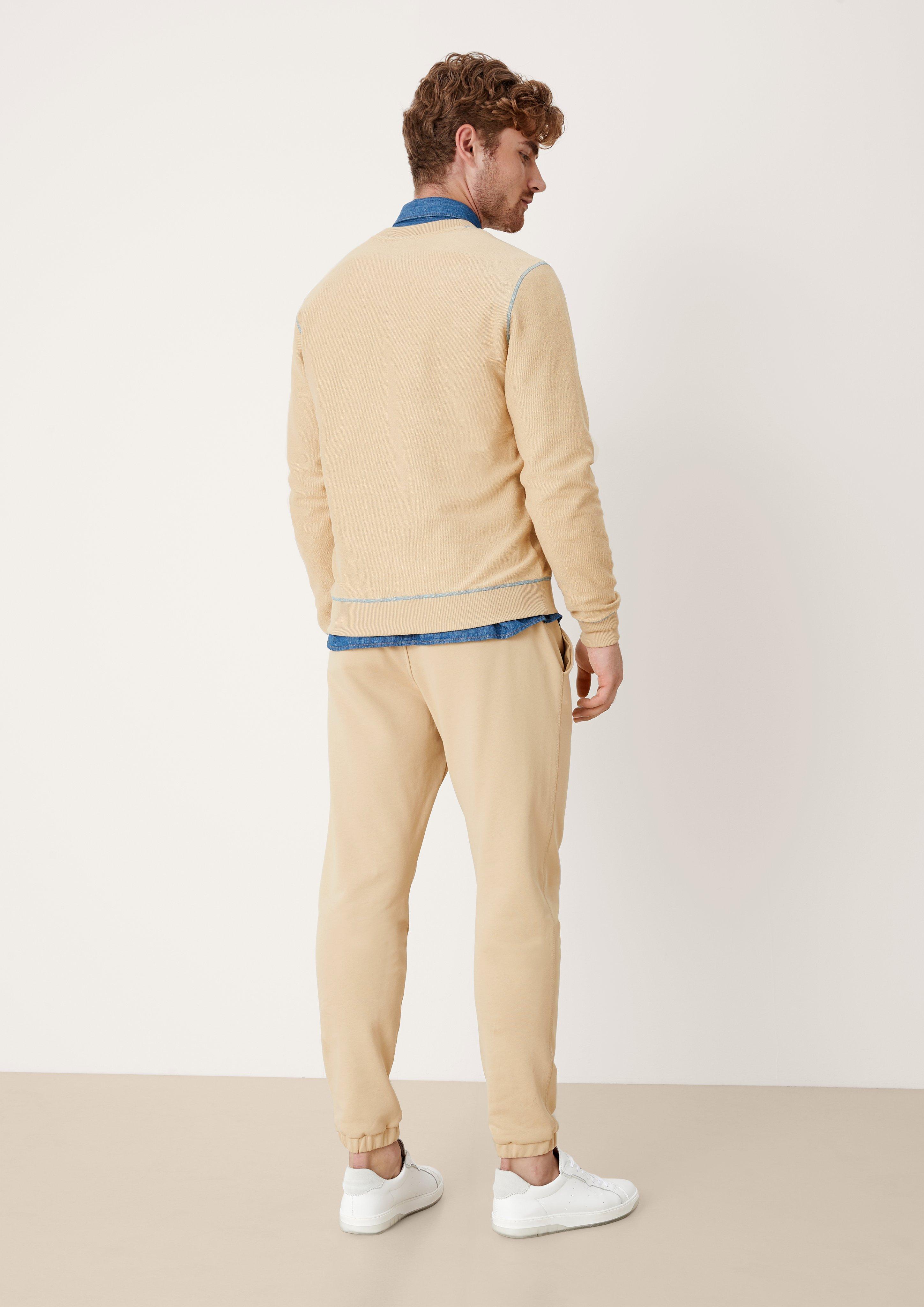 Sweatshirt mit Kontrast-Naht  2125439-81D5