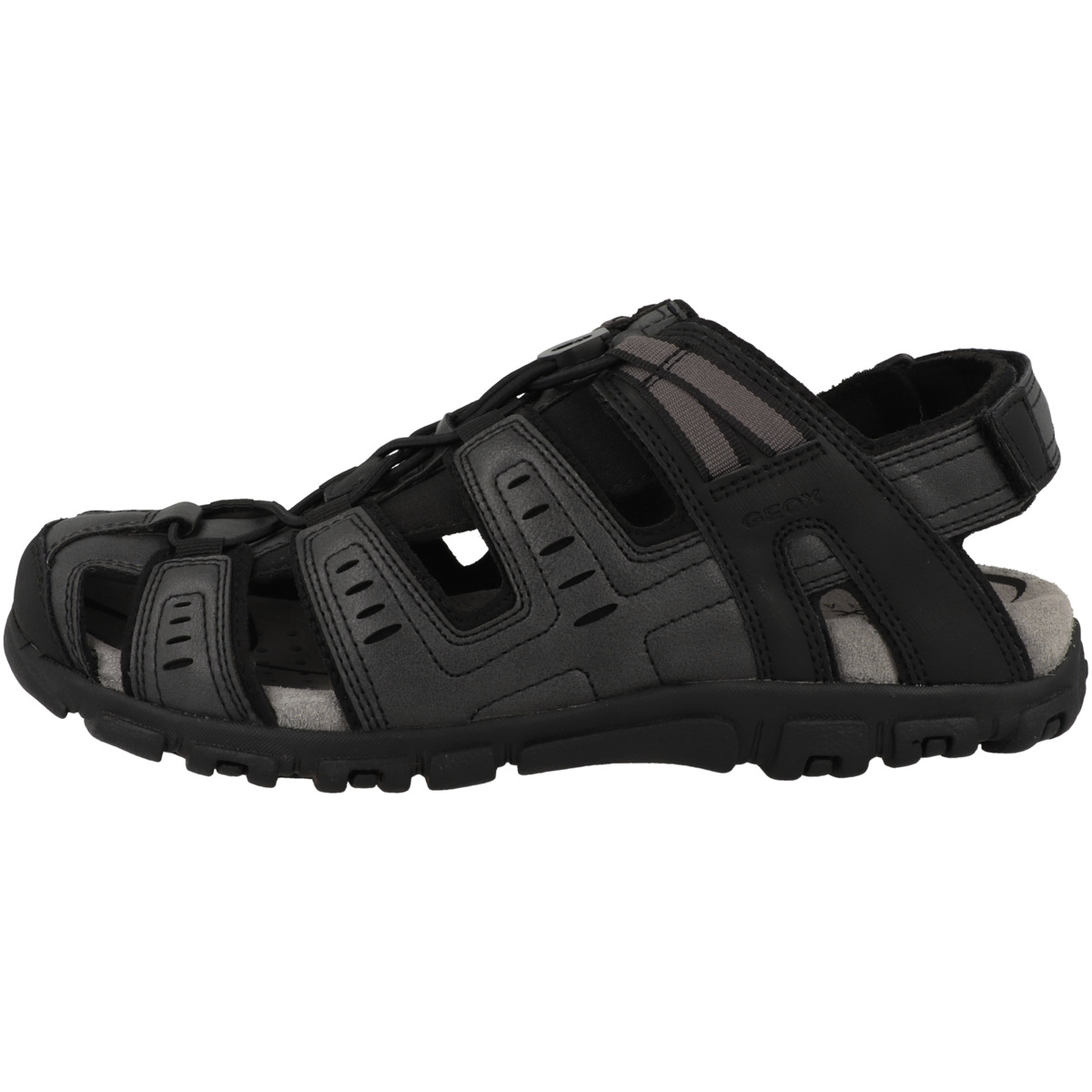 Geox U S.Strada C Sandale schwarz