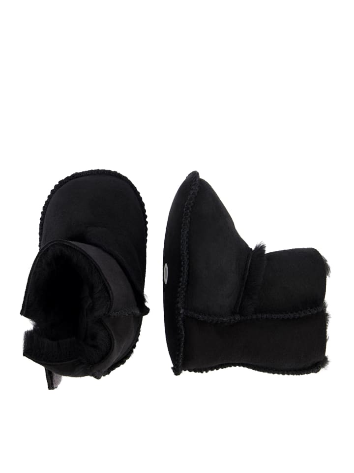 Warmbat Hausschuhe Hay Baby Bootie in Black günstig kaufen