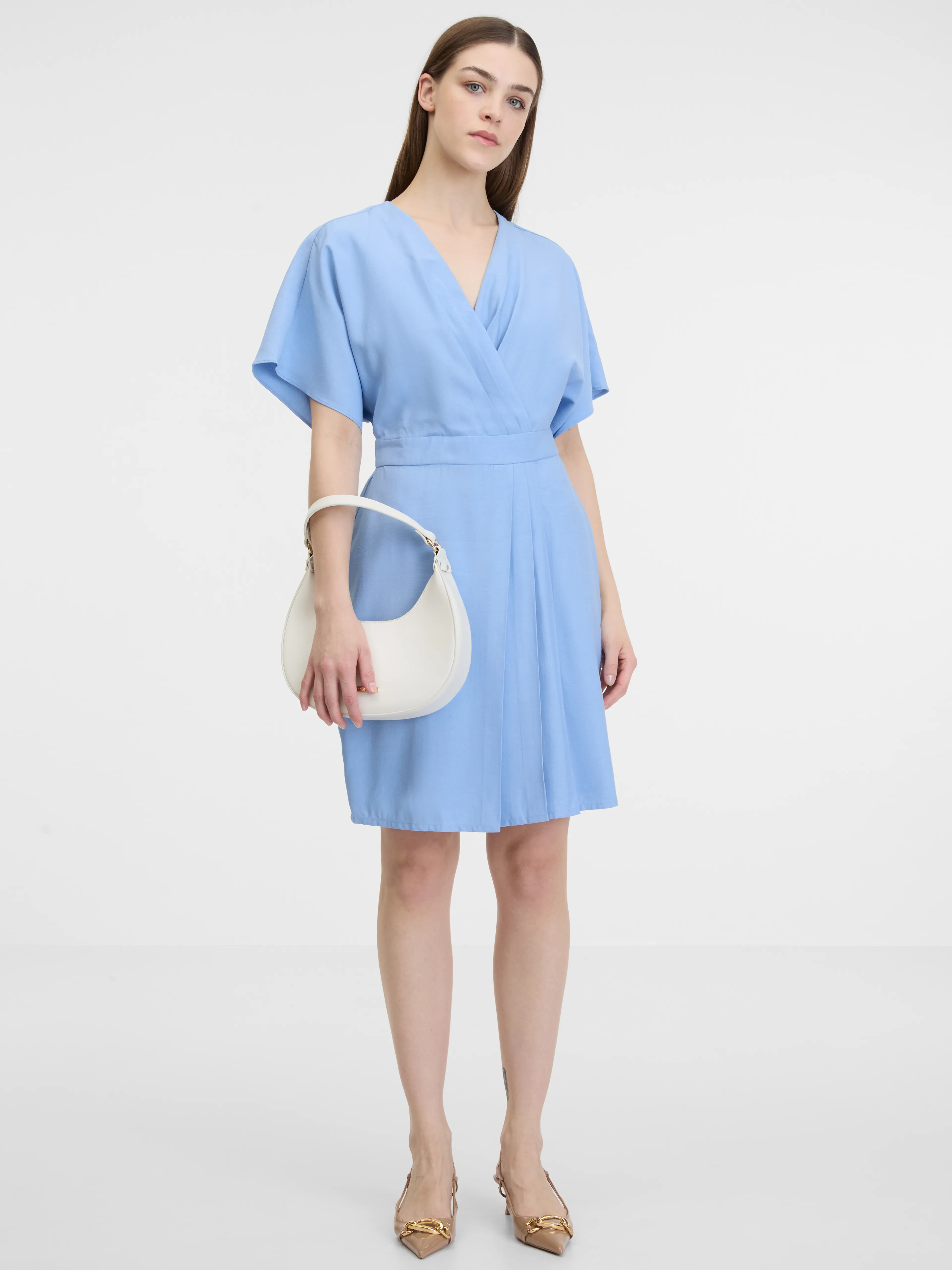 Hellblaues Damenkleid ORSAY