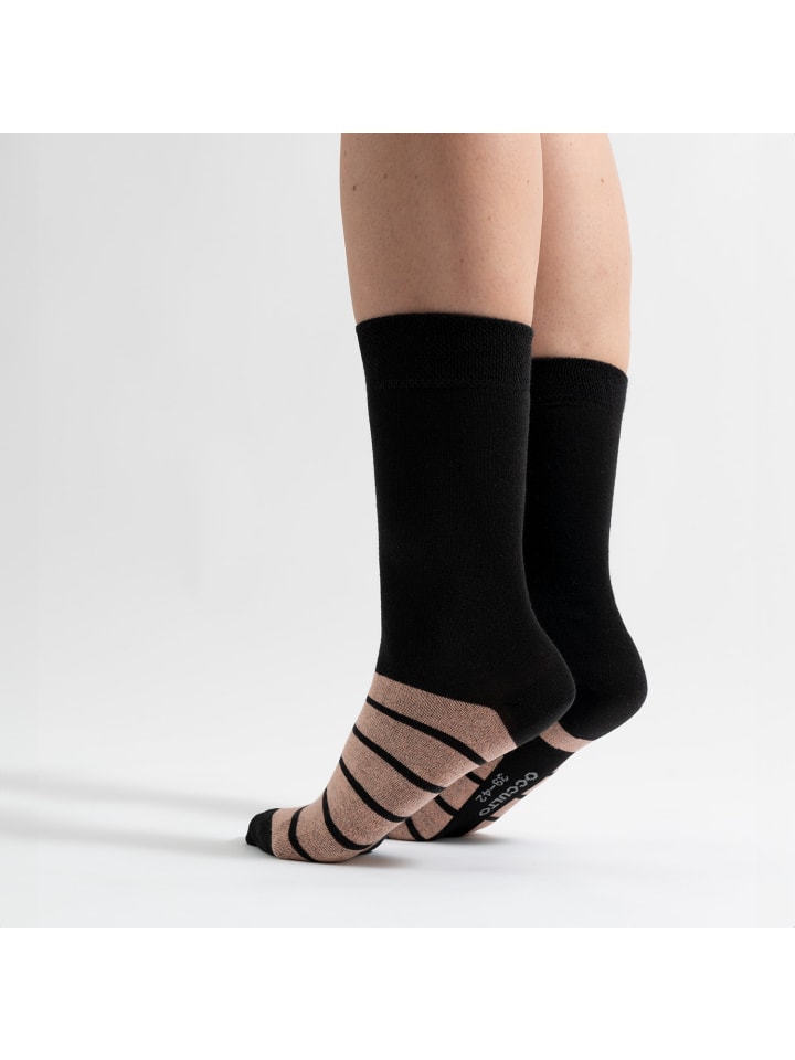 Occulto 10er Pack farbige Socken Laura in Grau-Pink günstig kaufen
