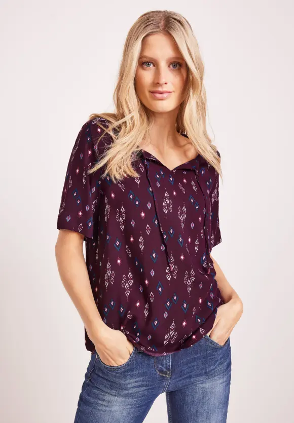 CECIL Bluse mit Minimalprint