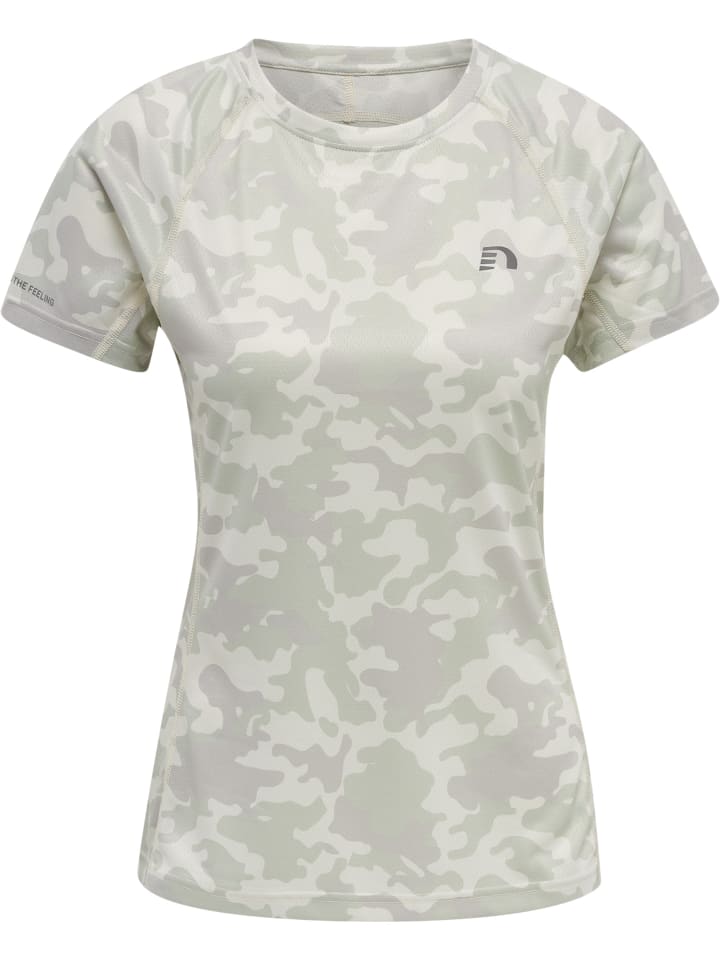 Newline Newline T-Shirt Raglanärmel Women Running Damen in OYSTER MUSHROOM AOP günstig kaufen