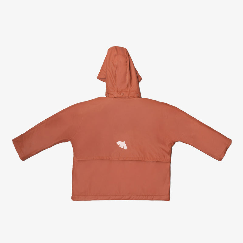 aarhus rain jacket wool rose hip - Rose