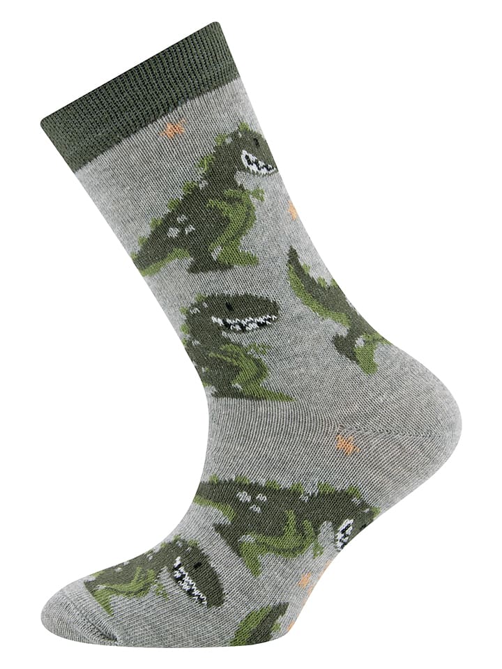 ewers 3er-Set: Socken in Grün/ Grau günstig kaufen