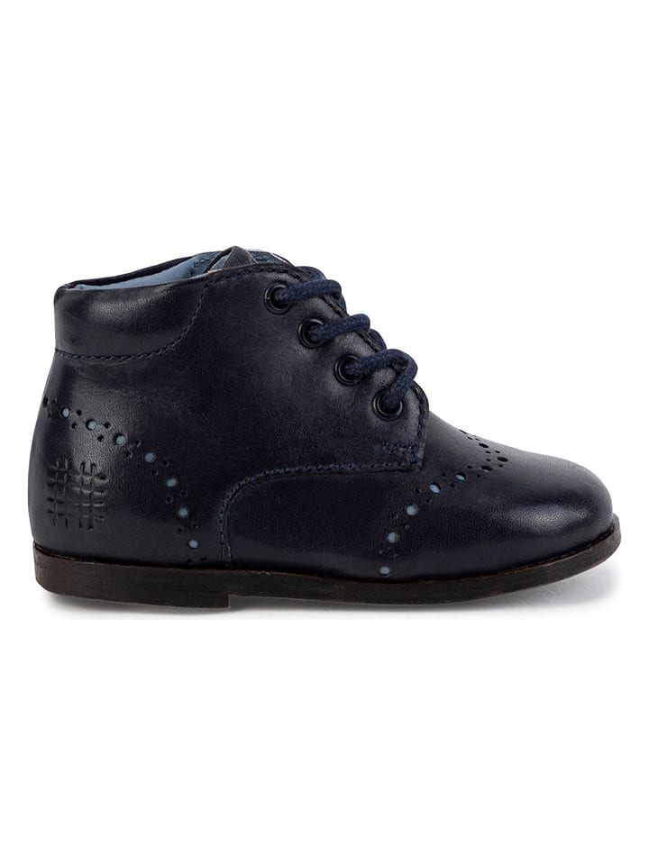 Carrément beau Leder-Schnürschuhe in Schwarz günstig kaufen
