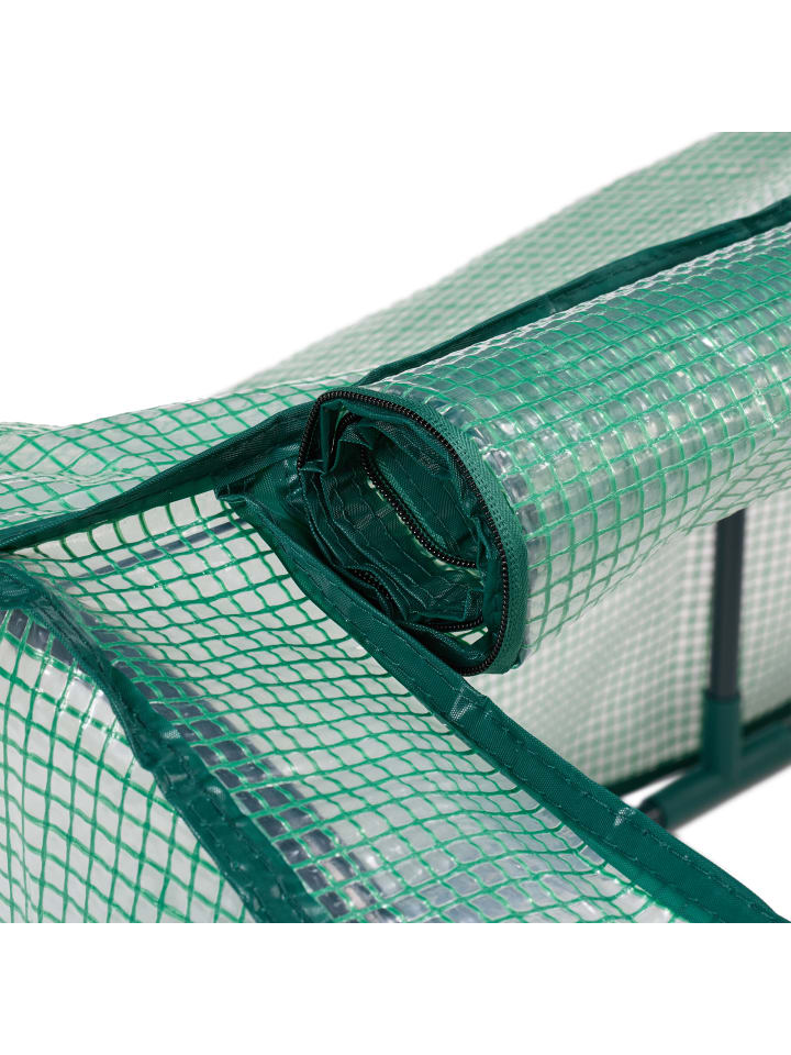 relaxdays Frühbeet in Grün - (B)128 x (H)50 x (T)60 cm günstig kaufen onesize
