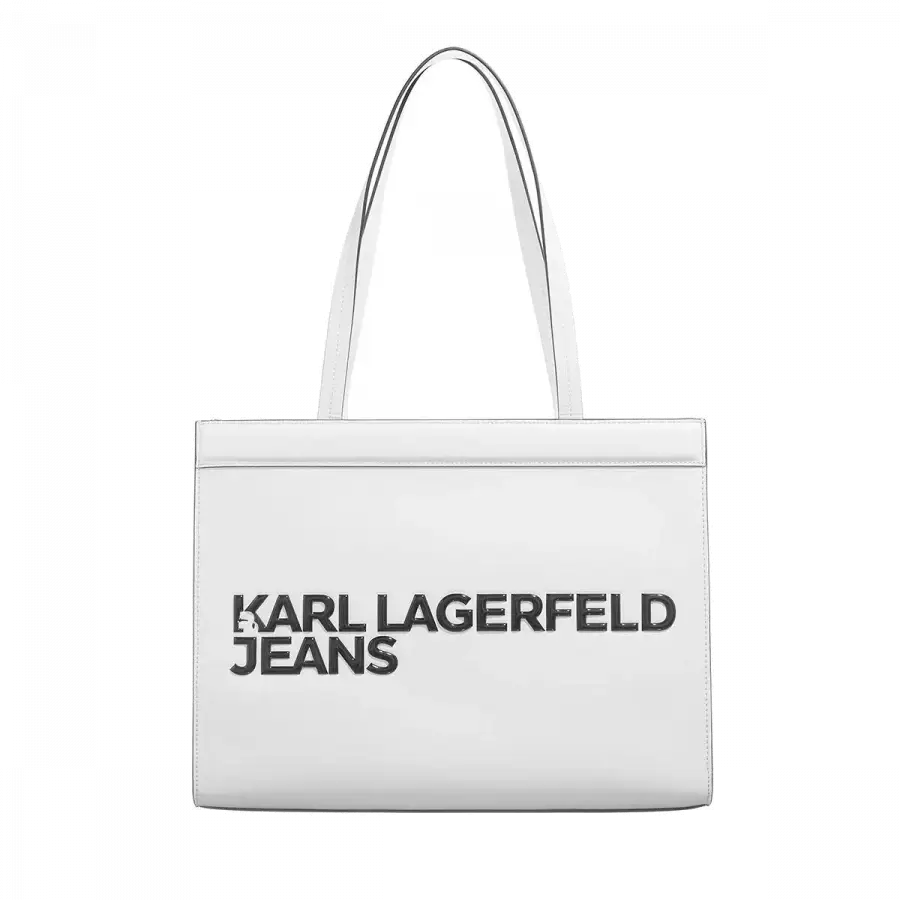 Karl Lagerfeld Jeans - Karl Lagerfeld Jeans Handle Bags Textil White - weiß