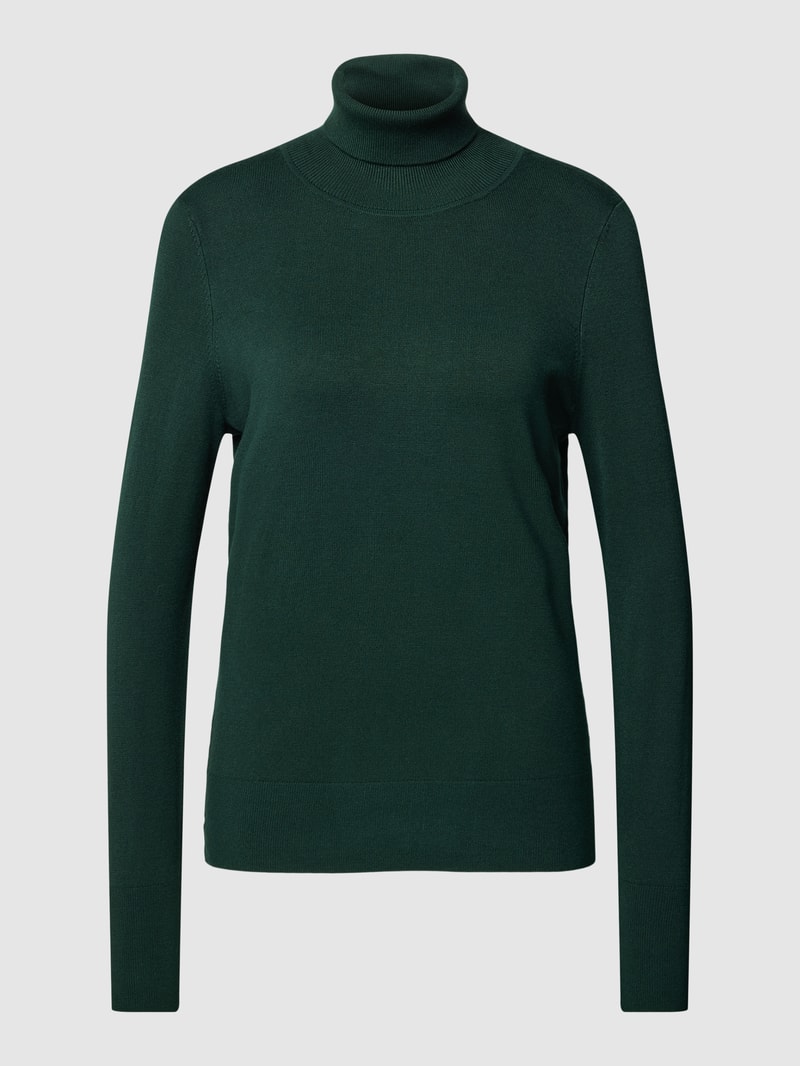 Longsleeve mit Rollkragen in bottle