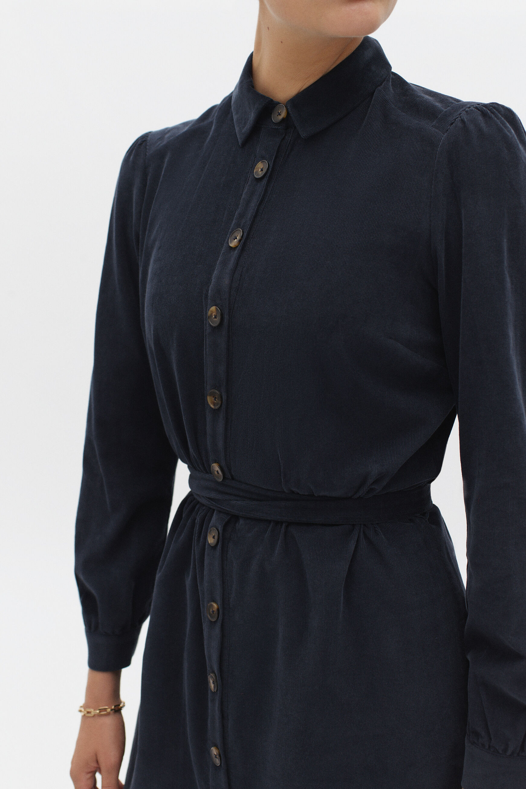robe rio velours bleu marine femme