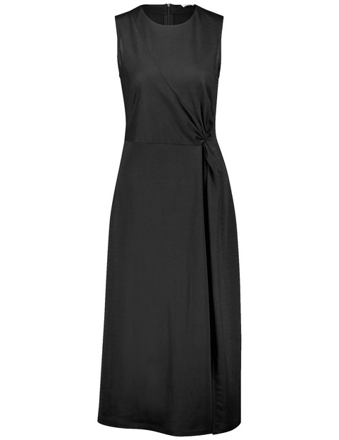 Midikleid mit Knotendetail