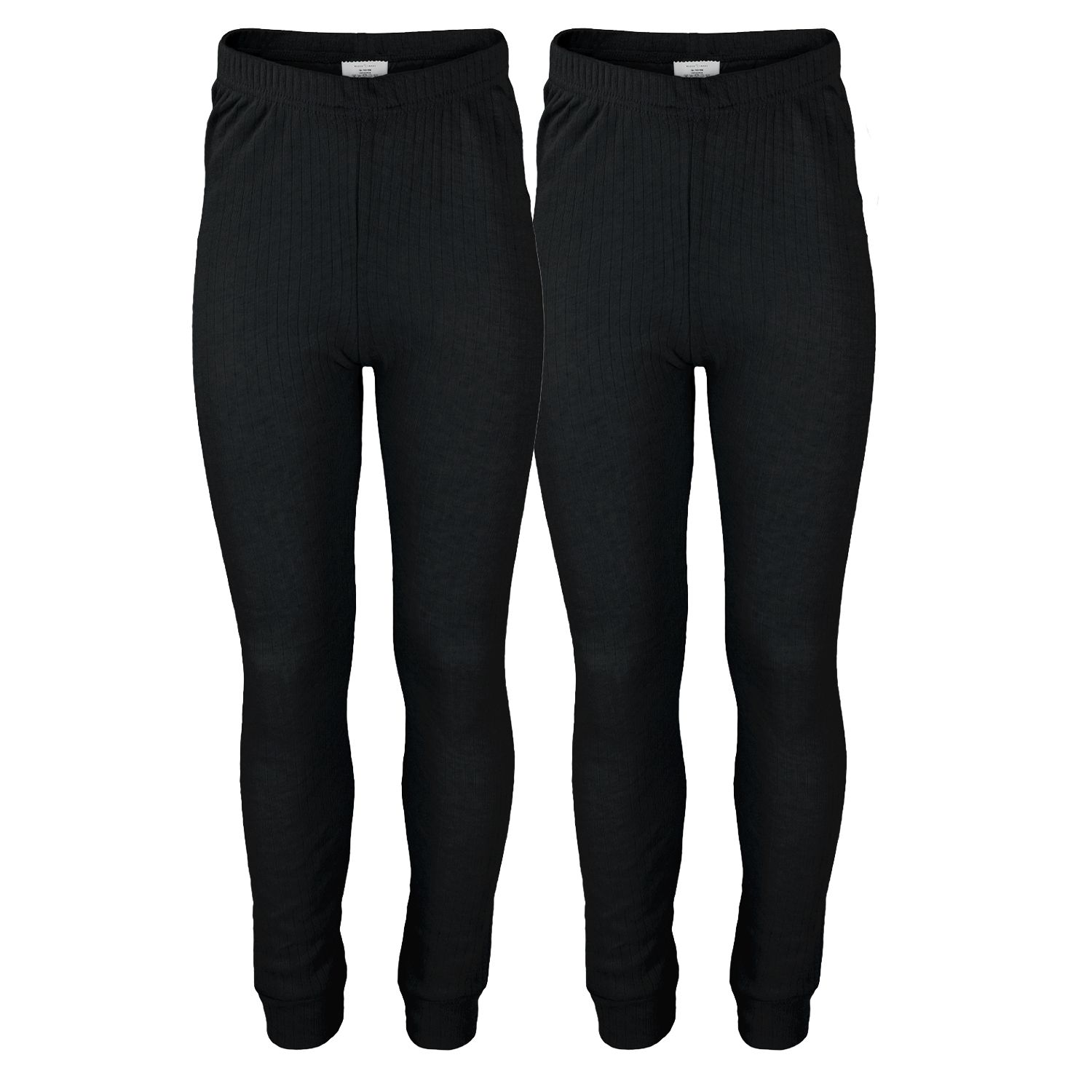 Black Snake Cuddle Schwarz 2er-Pack Kinder Thermounterhose