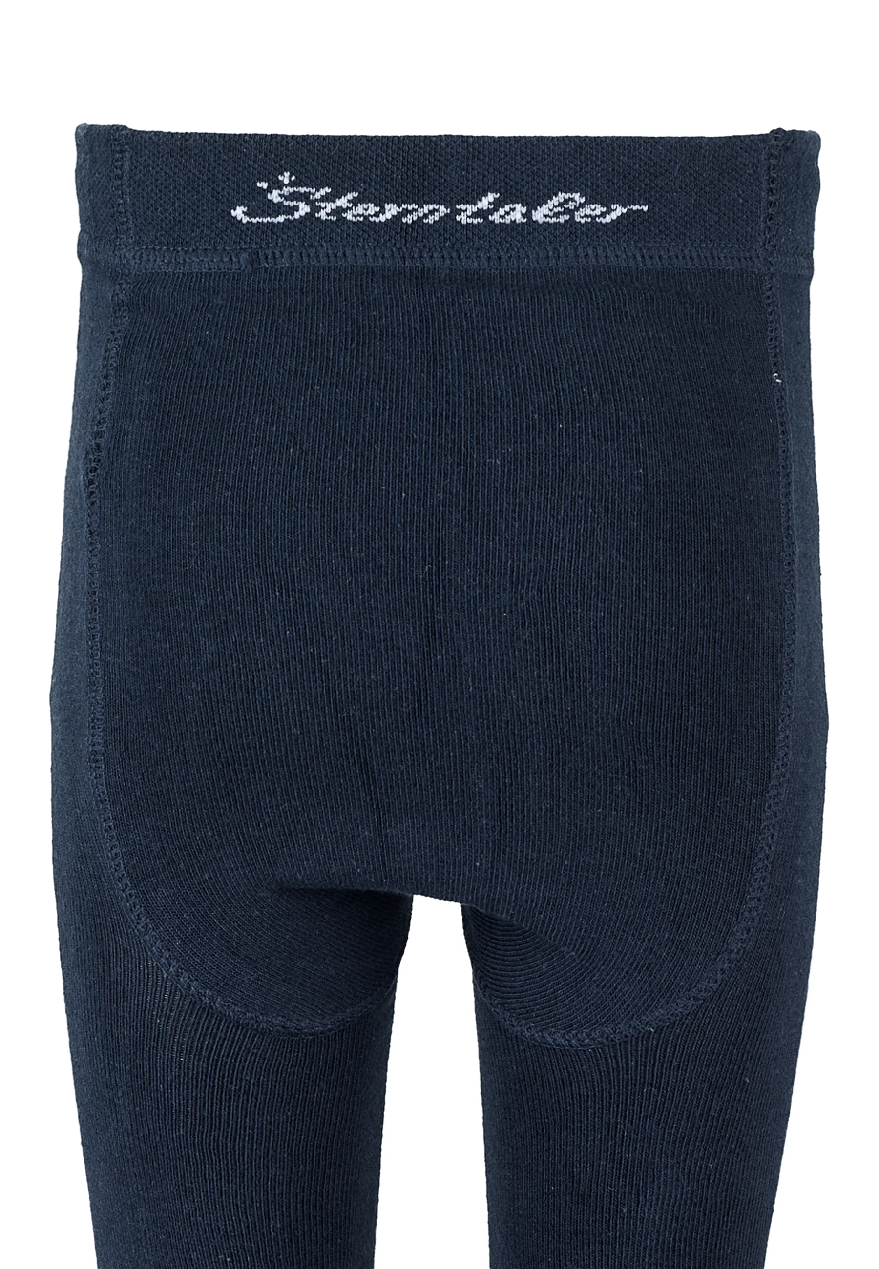 Leggings uni in Marine oder Anthrazit Melange