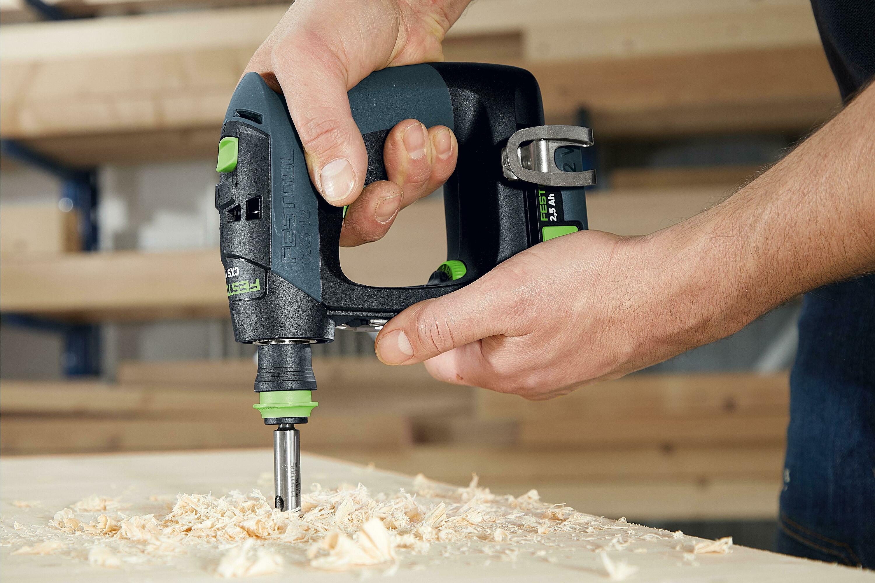 Festool 576864 Akumulatorska bušilica/odvijač CXS 12 2.5-Plus 2x 12V 2.5Ah baterija i punjač u koferu