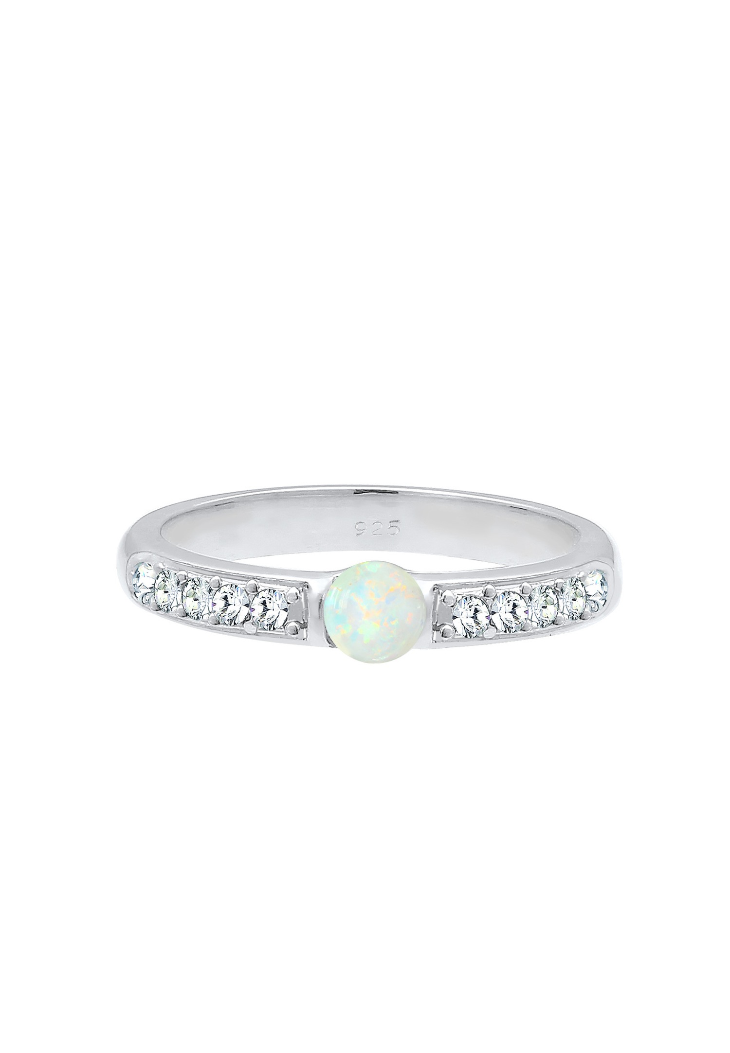 Set da donna Elli PREMIUM, prezioso e glamour, con cristalli e opale in argento sterling 925.