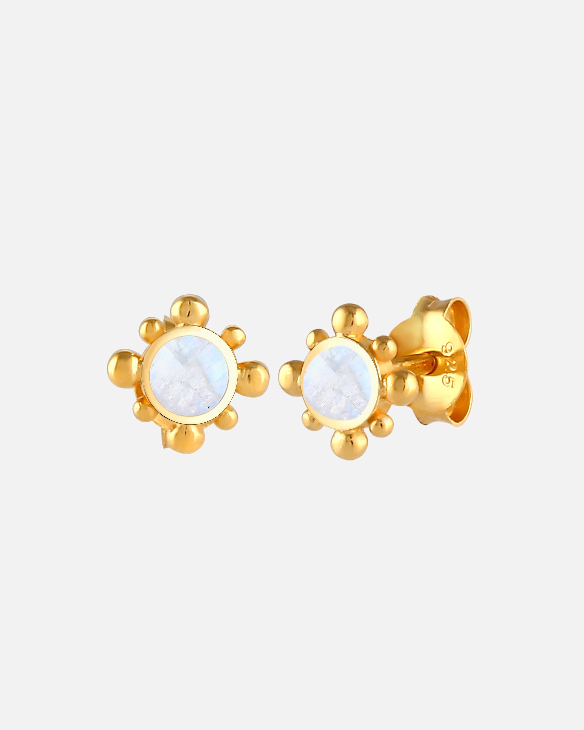 Elli holdkő hölgyeknek - Vintage 925 sterling ezüst, aranyozott