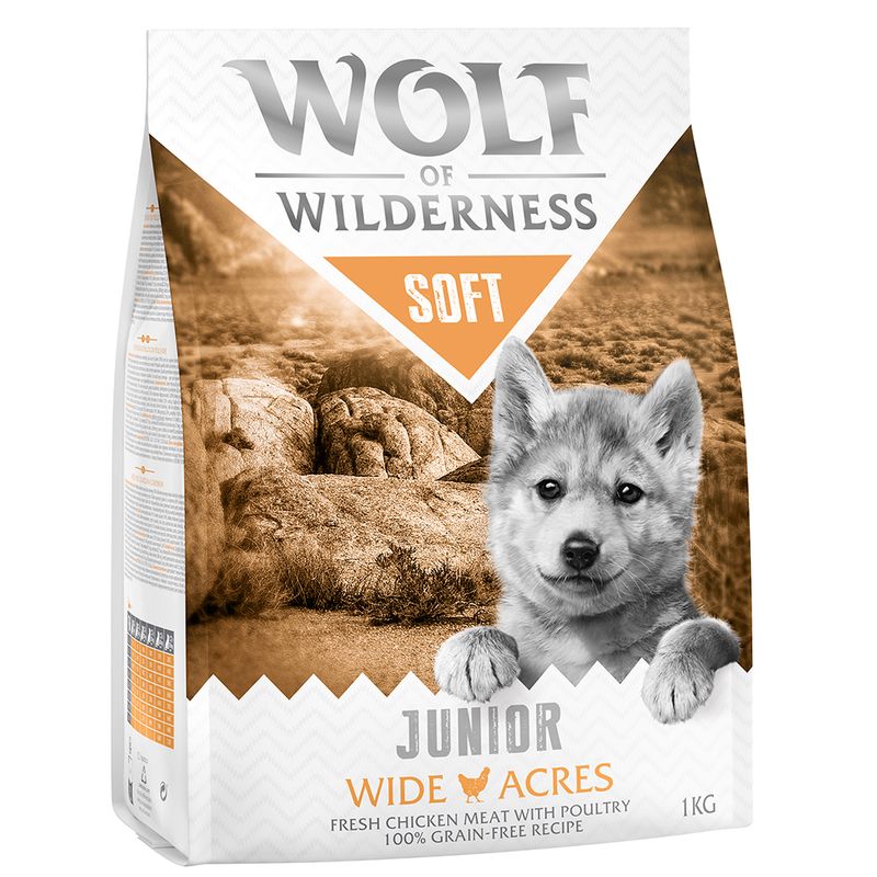 Wolf of Wilderness Junior Soft - Wide Acres - Huhn