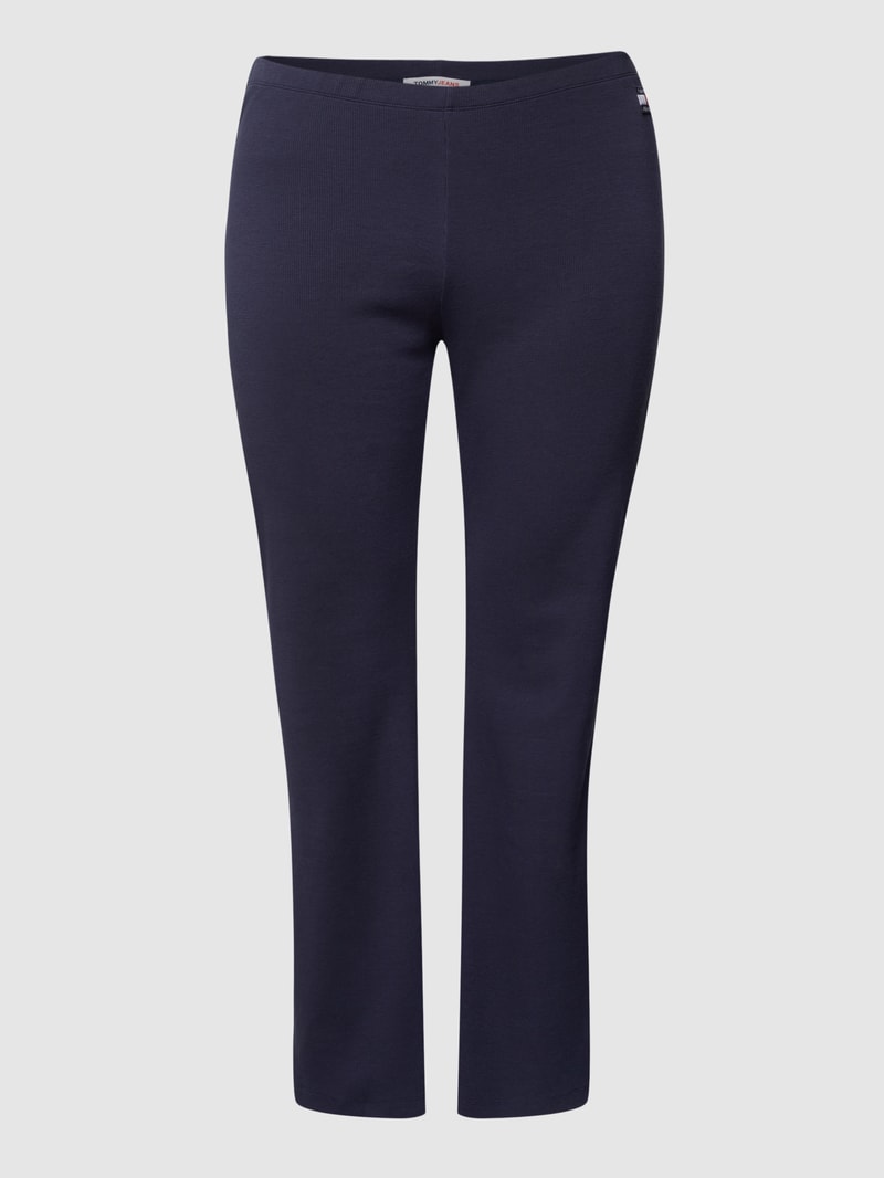 PLUS SIZE Sweathose mit Label-Patch Modell 