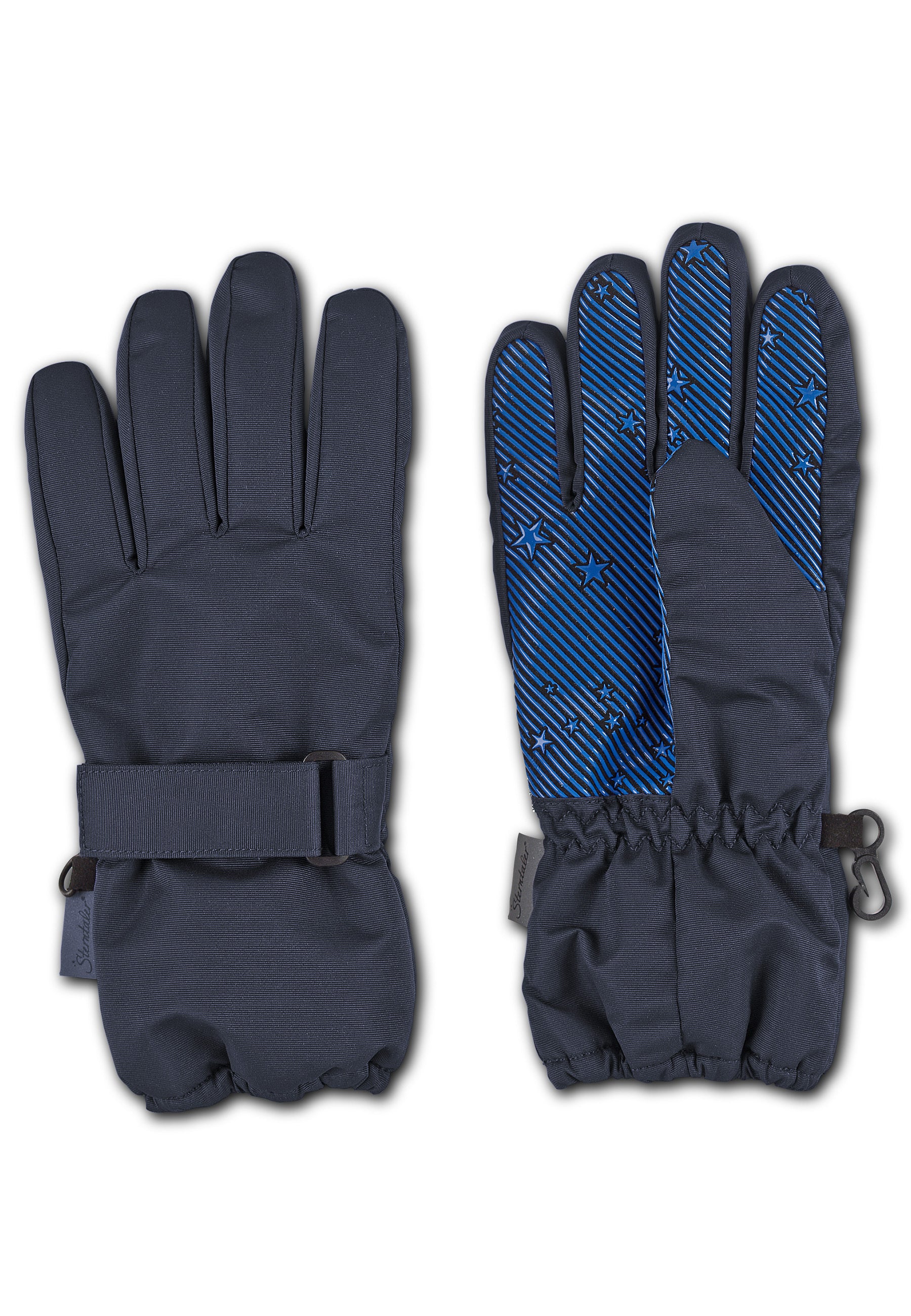 Fingerhandschuh mit Klettverschluss und Grip-Druck