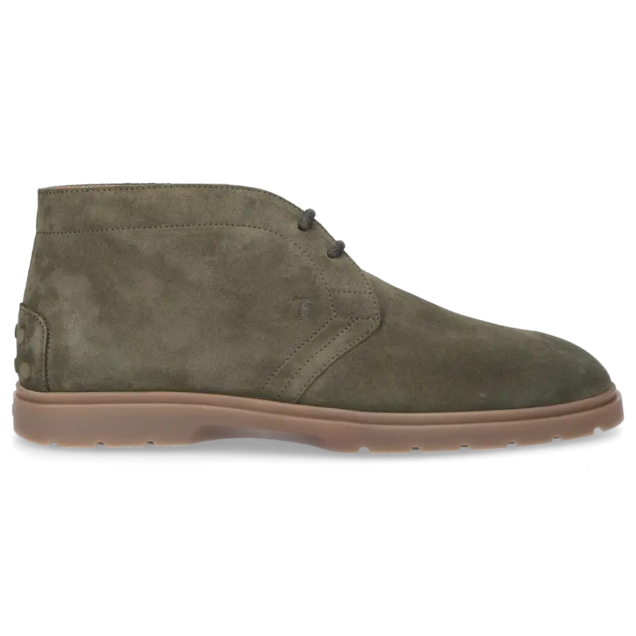 Tod's - Stiefeletten M59K00 Veloursleder - grün
