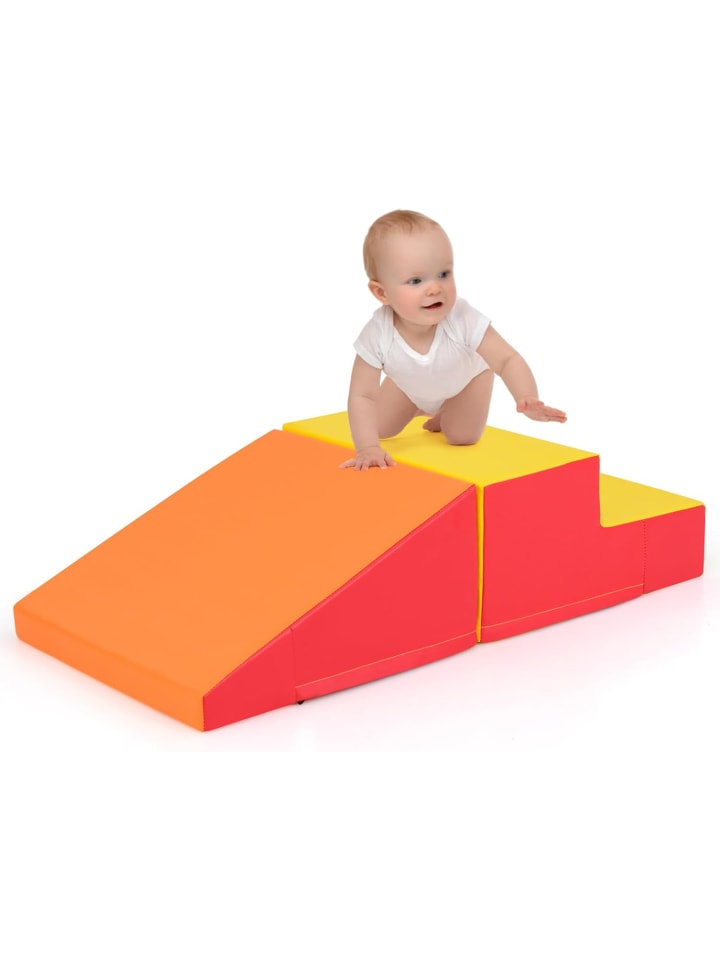 COSTWAY 2 TLG. Schaumstoffbausteine Kinder in Orange günstig kaufen onesize