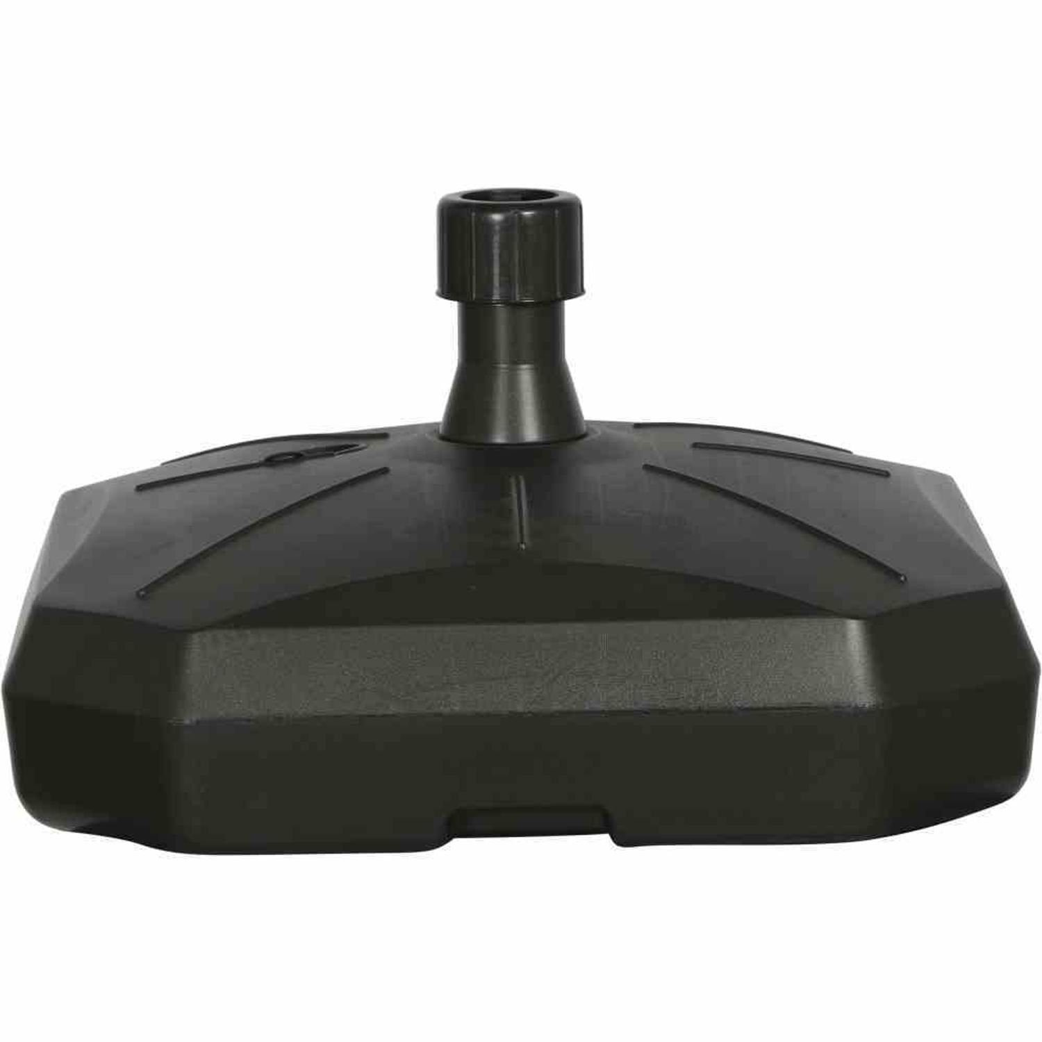 Enne Plastica Group Srl Kunststoffschirmständer Schirmständer 50 Liter, befüllbar, mit Rolle, anthrazit Polyethylen-HD