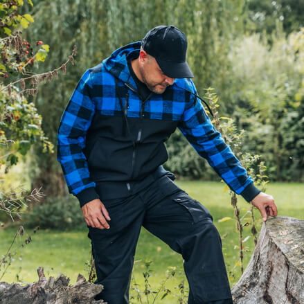 Softshell Holzfällerjacke