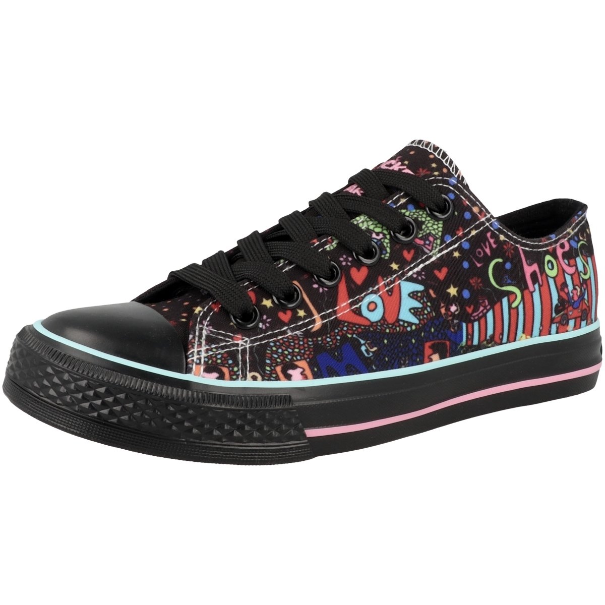 Dockers by Gerli 36UR201 X-Art Limited Edition Sneaker Low schwarz