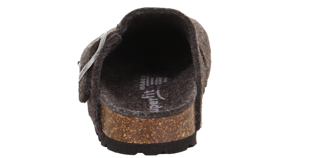 FUSSBETTPANTOFFEL - Grau Clog mit Einschlupf