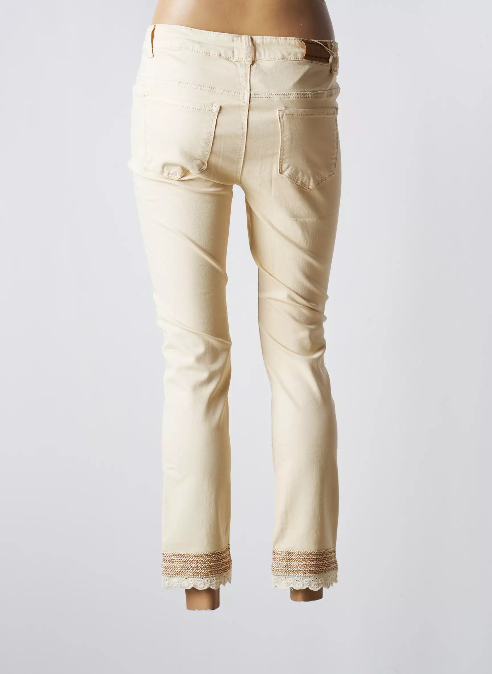 Nud Pantalon7 8 Femme couleur beige