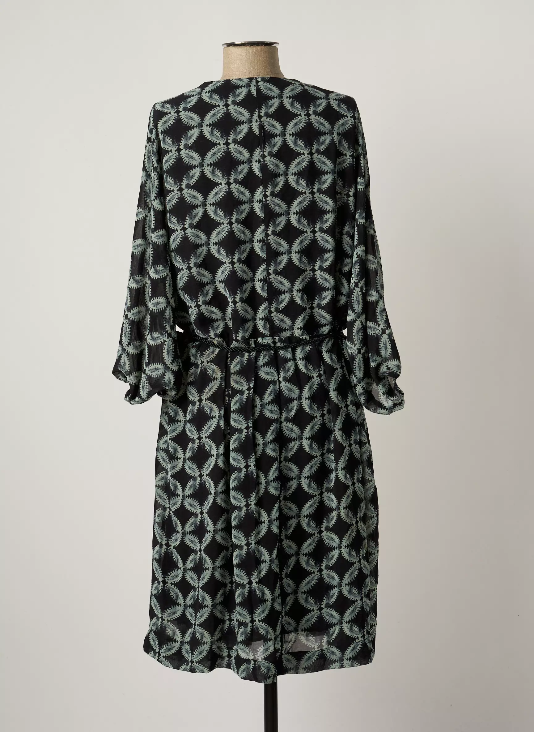 Areline Robes Mi Longues Femme couleur bleu