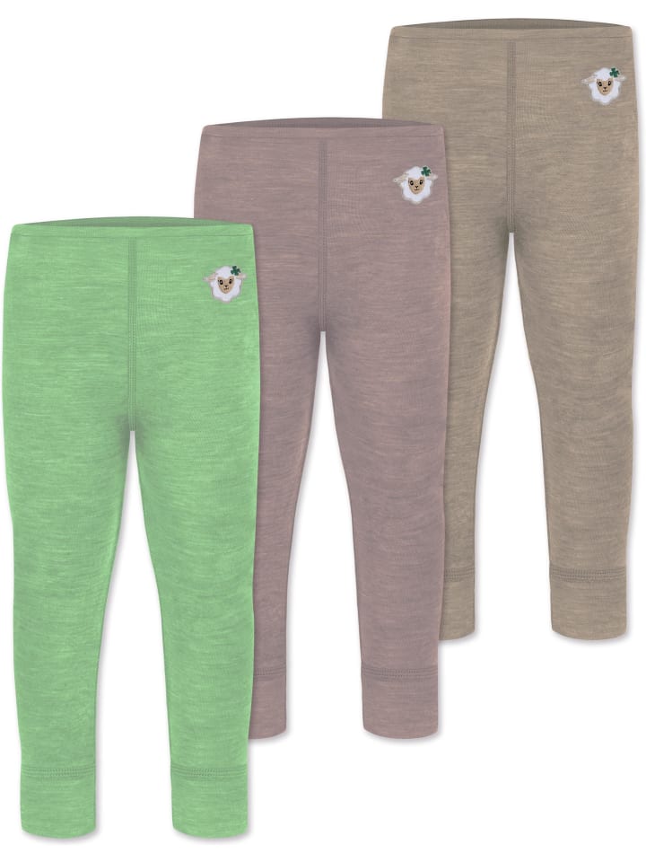 Normani Outdoor Sports 3er Pack Baby Merino Hose Unterhose „Tihoi